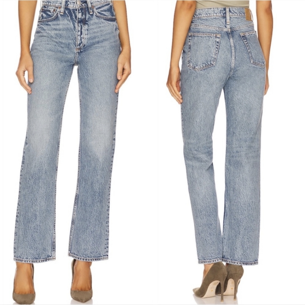 NWT Rag & Bone Alex High Rise Straight Jeans